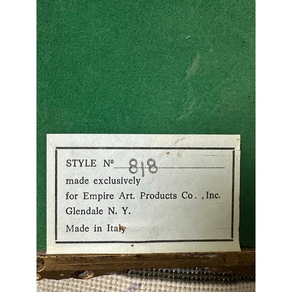 Vintage Pierre AugusteRenoir Young Girl With Basket Of Flowers Print gold frame - Picture 10 of 10